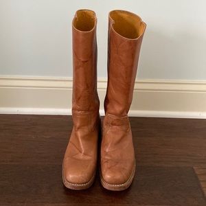 Camel FRYE boots - size 8